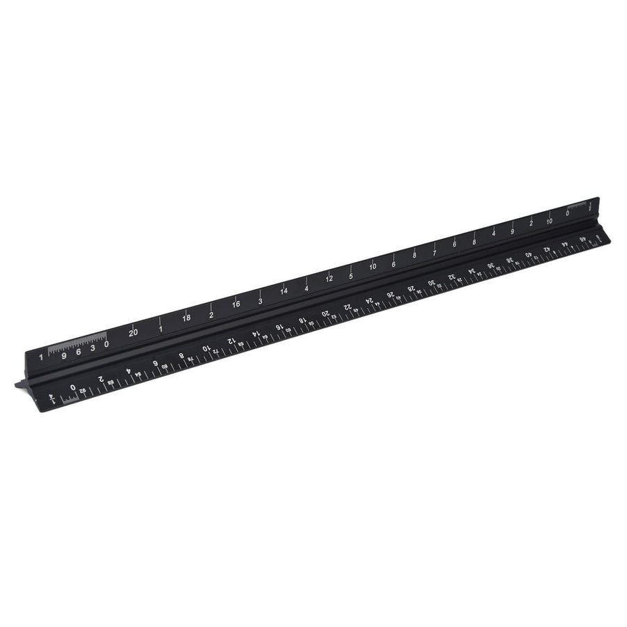 Triangular Ruler Aluminum Alloy Material Clear Reading Engraved Marking Durable Wearable Measuring Tools for DrawingSmall Scale Ruler