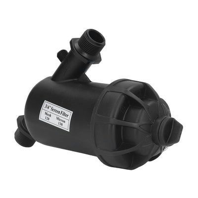 G3/4 Inch Male Thread Screen Irrigation Filter 120 Mesh Drip Irrigation Filter for Garden Greenhouse