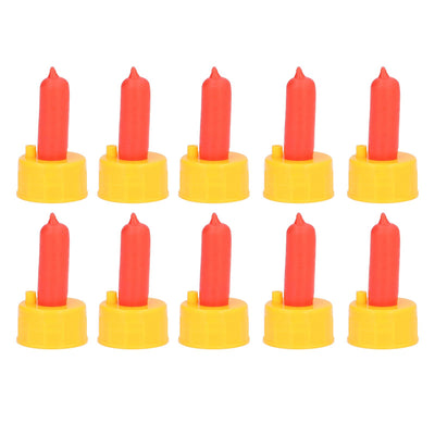 10Pcs Lamb Milk Drink Nipple Sheep Nursing Feeder Nipple for Orphaned Small Animal Feed Red