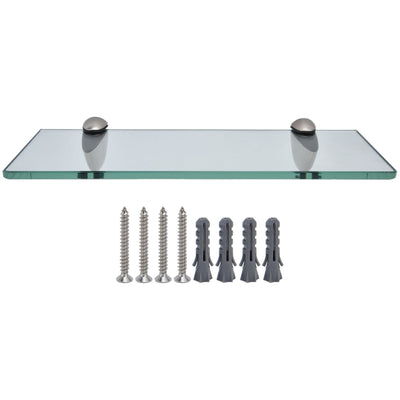 Bathroom Glass Shelf WallMounted Zinc Alloy Storage Rack Bathroom Accessory for Home