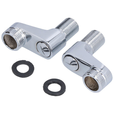 G1/2 to G3/4 Shower Mixer Faucet Swing Arm Adapter Cold Hot Water Pipe Fixed Accessory for Bathroom