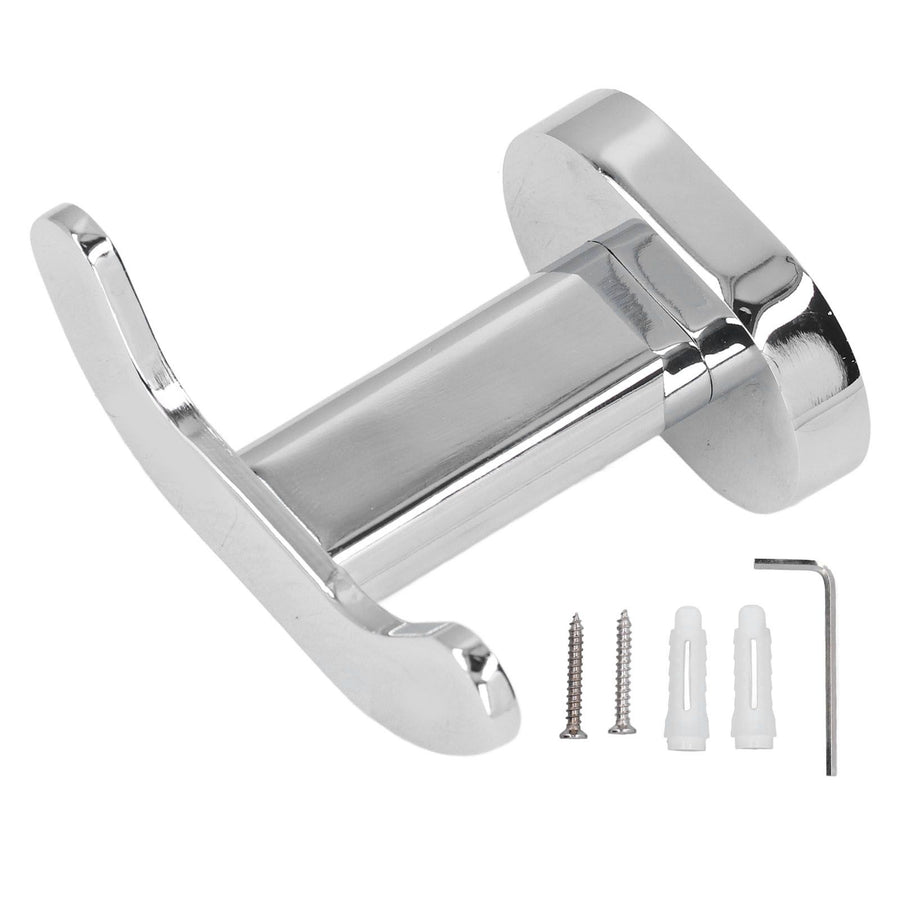 Towel Hooks Zinc Alloy Material Retro Style Space Saving Light Weight Decorative 2 Hooks Hanger for Bathroom