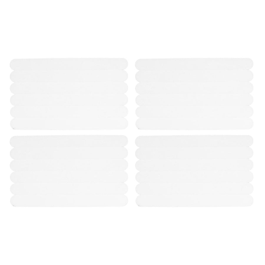 24pcs Bath Security Stickers Bath Tub Adhesive Treads for Bathtubs Showers Stairs and Floors