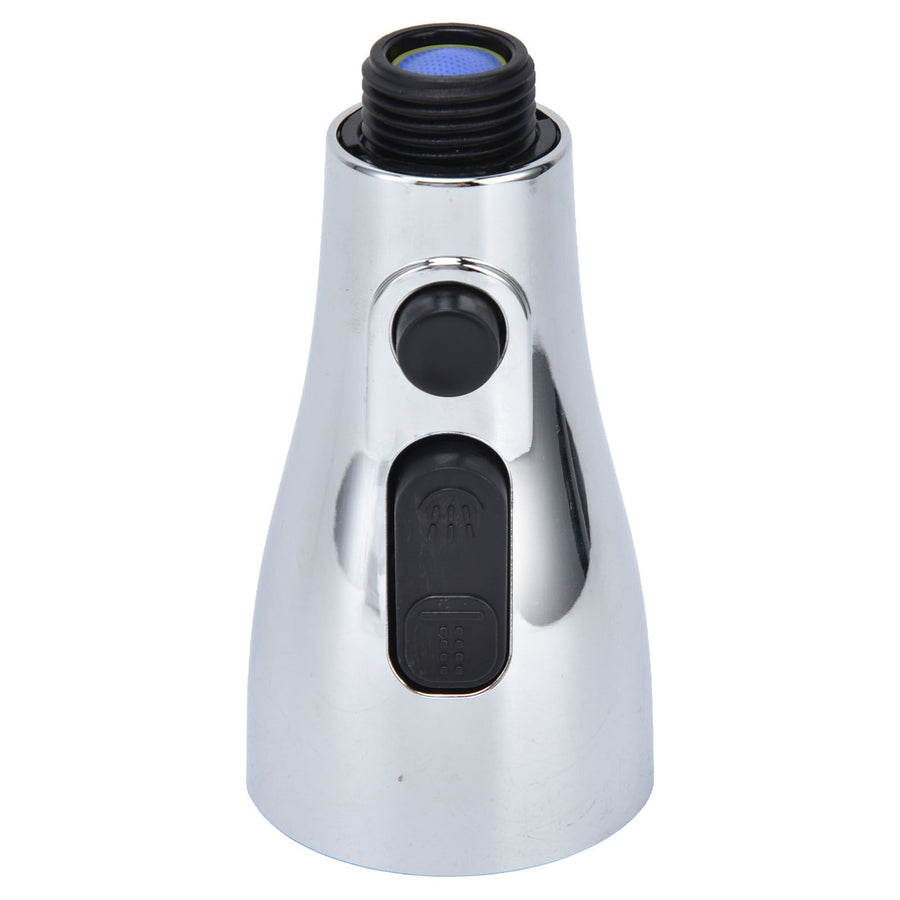 Faucet Spray Head G1/2 Brushed Silver 3 Functions Pull Down Sprayer Nozzle for Kitchen01 Type