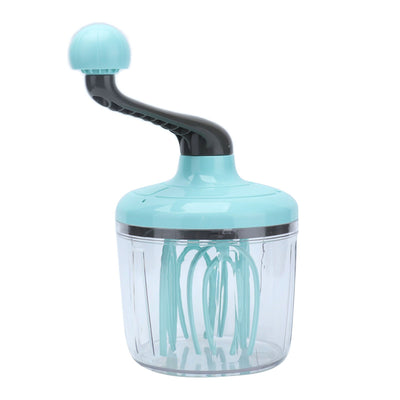 Hand Mixer PP Handheld Egg Beater with Detachable Handle Cream Whisk Convenient and Non Slip Light Green for Kitchen