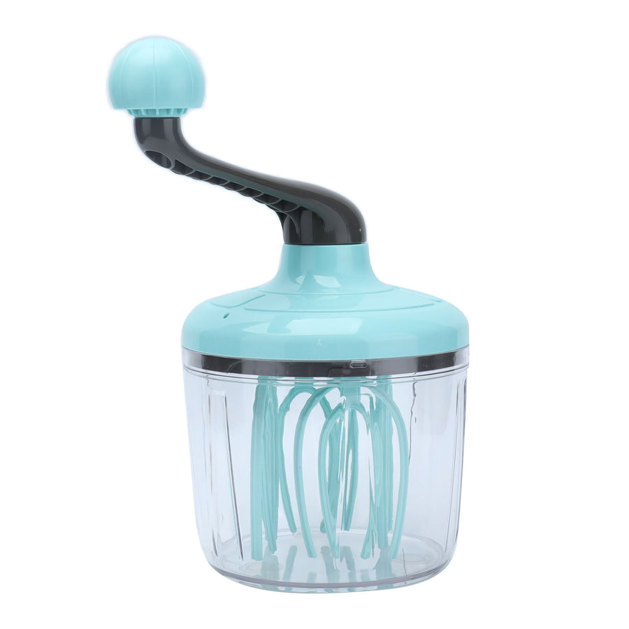 Hand Mixer PP Handheld Egg Beater with Detachable Handle Cream Whisk Convenient and Non Slip Light Green for Kitchen