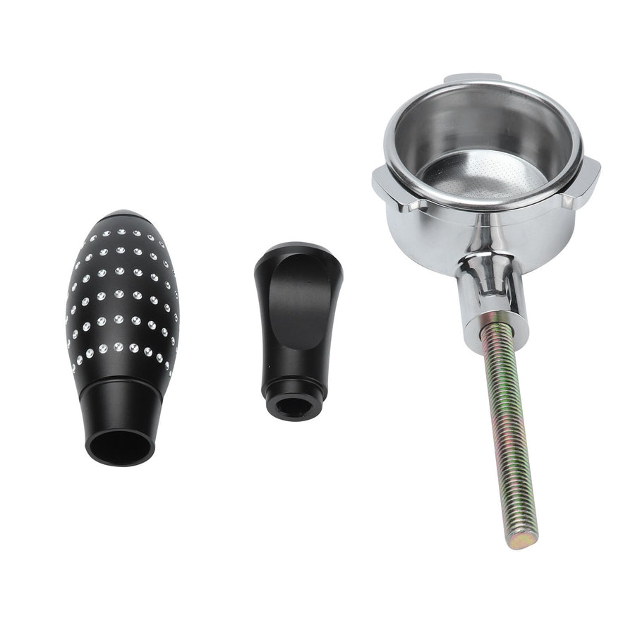 Bottomless Portafilter Frosted Texture Fine Filter Bowl Food Grade Material Comfortable 54mm Coffee Handle Bottomless
