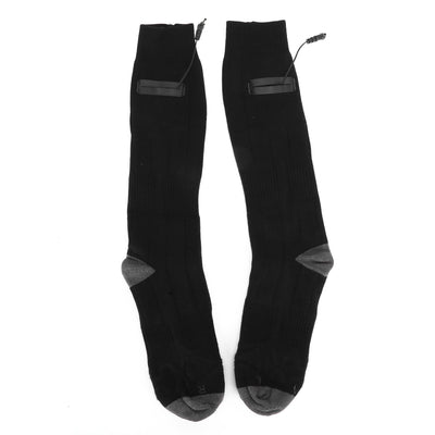 Heated Socks Winter Thermal Socks Washable DC Powered Socks Comfortable and Durable Black Gray for Man and Woman