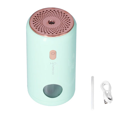 Mini USB Powered Car Humidifier Mute Large Misting Air Humidifier for Home Office BedroomGreen