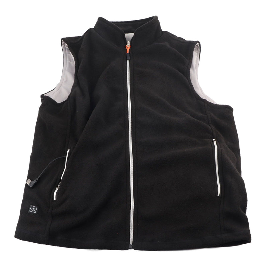 Heated Vest Winter Washable USB Powered Round Neck Electric Vest for Outdoor Camping HikingS