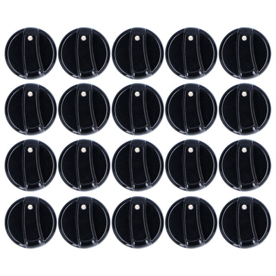 20PCS 8mm Universal Kitchen Range Control Knob ABS for Gas Stove Microwave Oven Water Heater