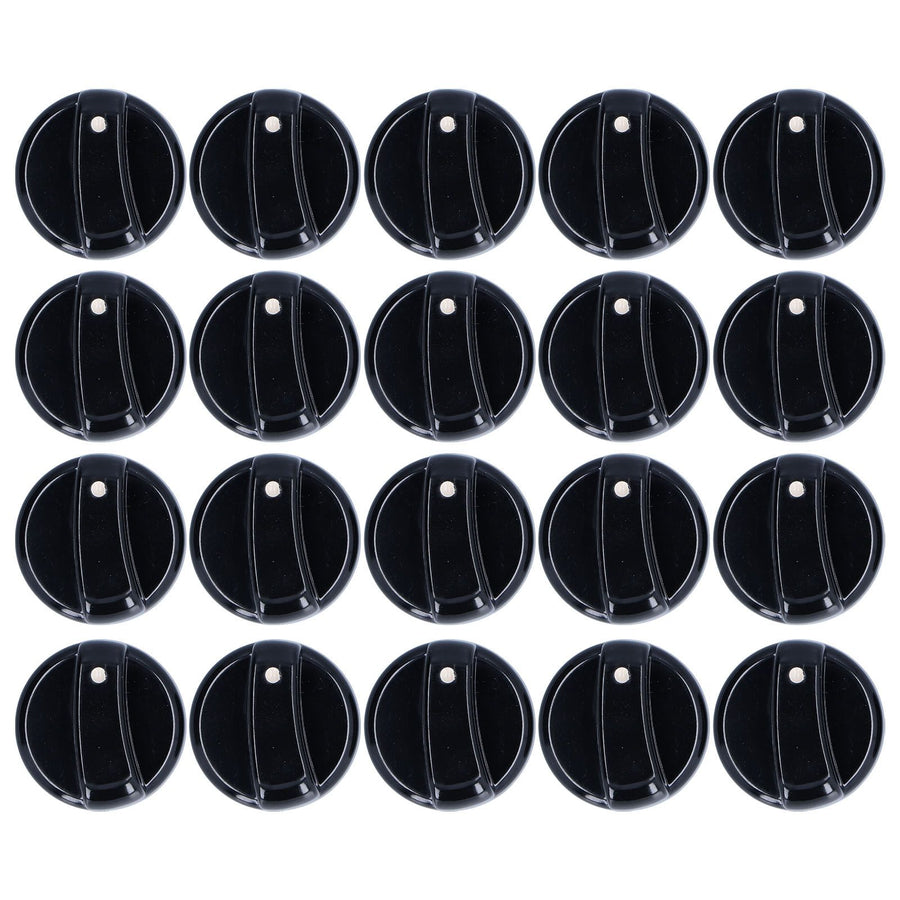 20PCS 8mm Universal Kitchen Range Control Knob ABS for Gas Stove Microwave Oven Water Heater