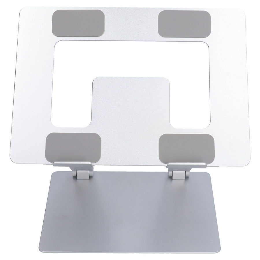 Laptop Stand Collapsible Aluminium Alloy Computer Riser Stand Silver Notebook Support Cooling Holder for Laptop Within 18in