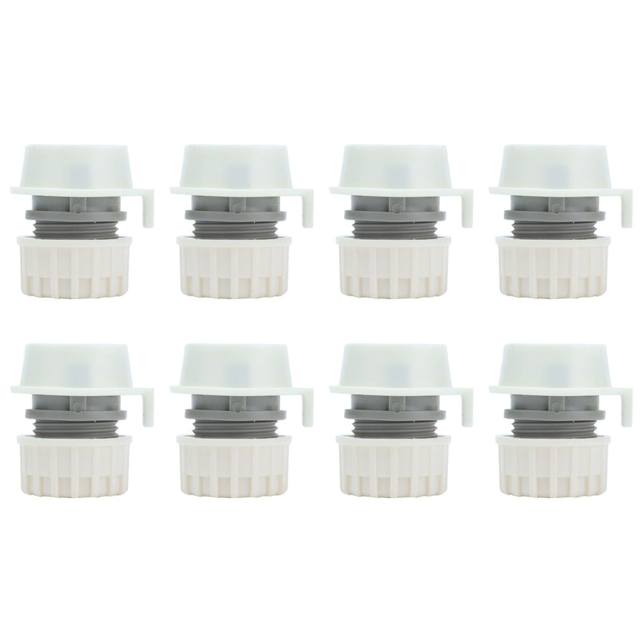 8Pcs Lock Type Faucet Quick Connector G1/2 Hose Faucet Coupling Adapter Fittings for Washing Machine