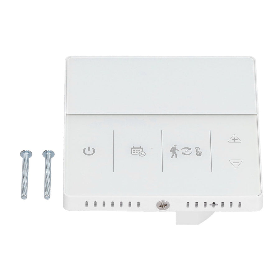 Smart Thermostat Weekly Programmable Voice Switch 10K Sensor Precise Temperature Control Boiler Thermostat for Home3A Connection Plumbing Wall Hung Boiler White 230V