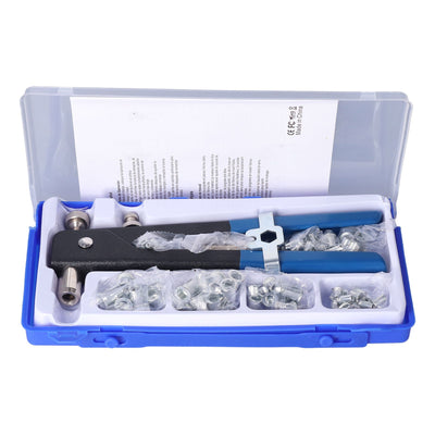 Rivet Gun Kit Portable Save Effort High Hardness Stainless Steel Manual Riveting Tool