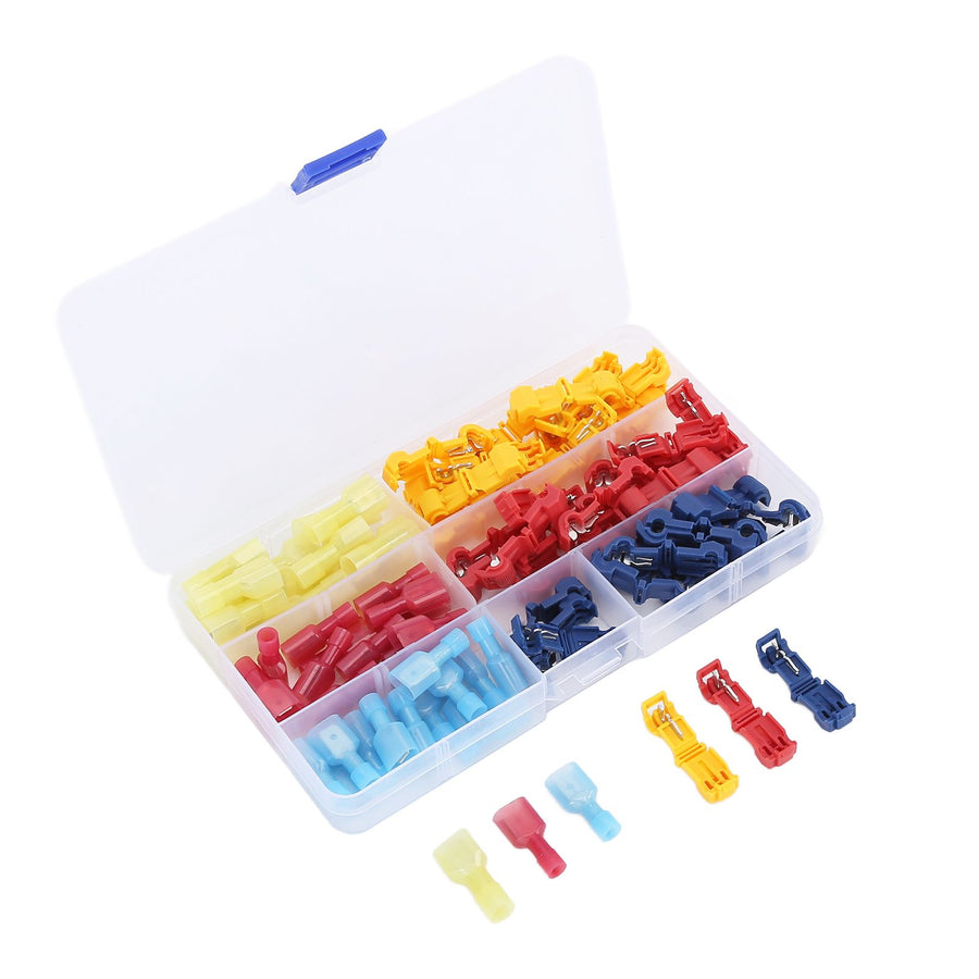 Quick Electrical Cable Connectors Snap Splice Lock Wire Terminal Crimp Wire Connector