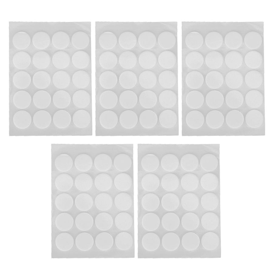 200Pcs Candle Wick Stickers Heat Resistant Double Sided Tape Sticker for Candle MakingWhite Bottom