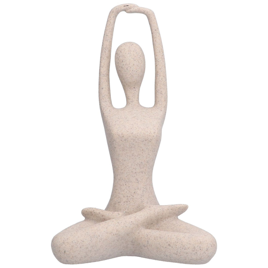 Yoga Pose Statue Nordic Sandstone Resin Yoga Pose Figurines Collectible Decoration Gifts for Home Office DecorBL561