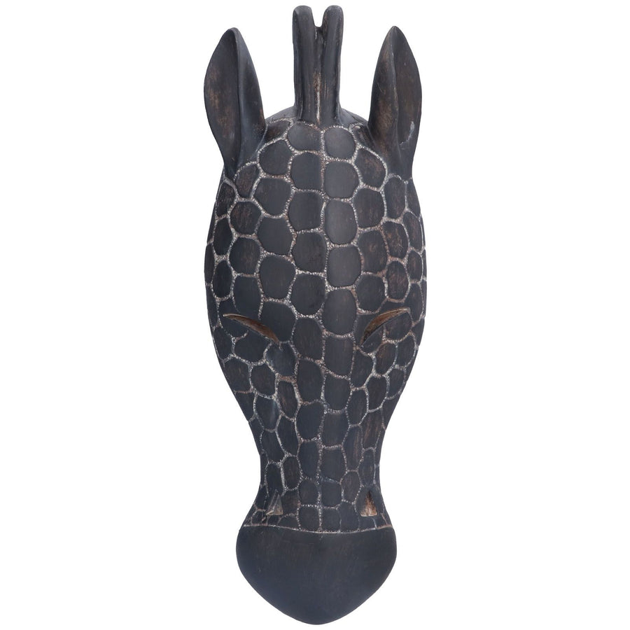 Wall Sculpture Innovative Decorative Durable Animal Head Wall Decor for Living Room Home OfficeJ825 Half Faced Deer Head
