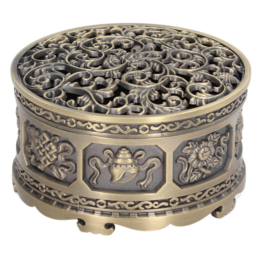 Incense Holder Burner Copper Aroma Burner Home Decoration Ornament for Indoor Temple