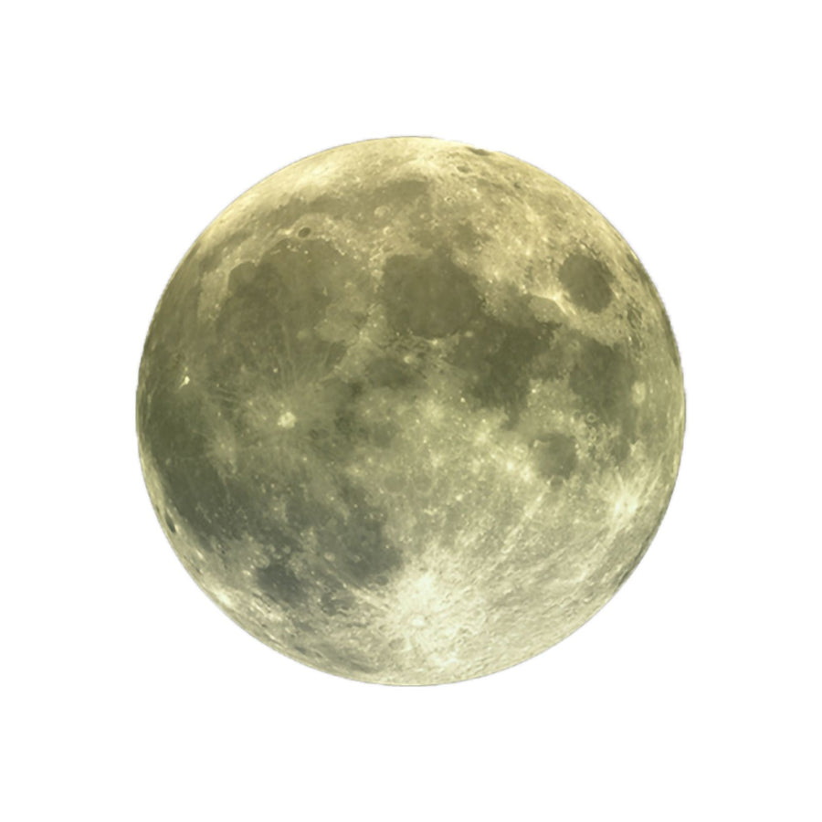 Moon Wall Sticker Glowing Luminous Wall Sticker PVC DIY Wall Paper for Bedroom Decoration32cm / 12.6in