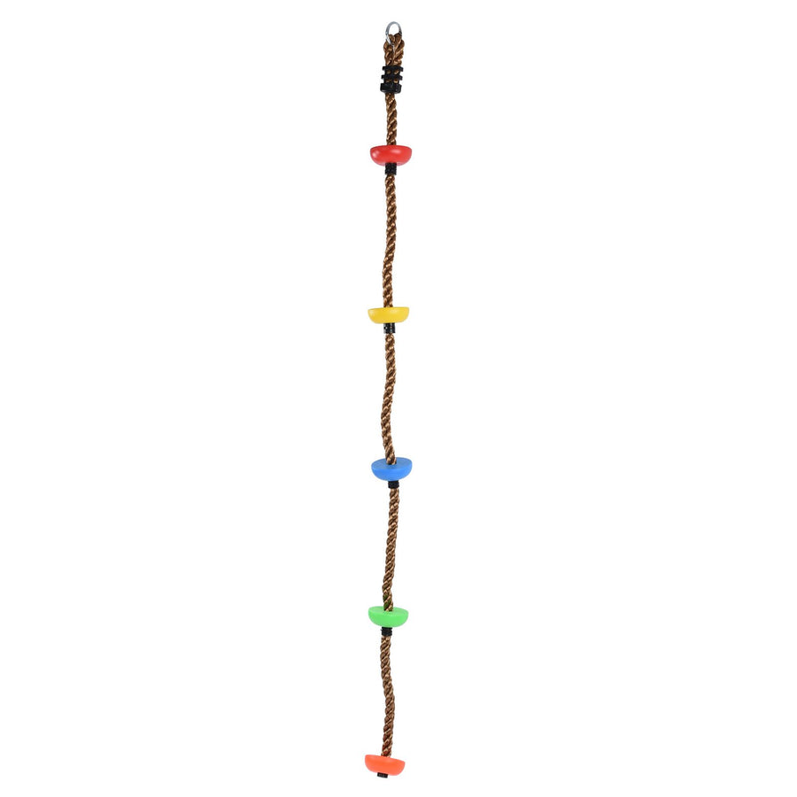 194cm Disc Swing Rope Plastic Multicolor Platforms for Children Balconies Courtyards Outdoor