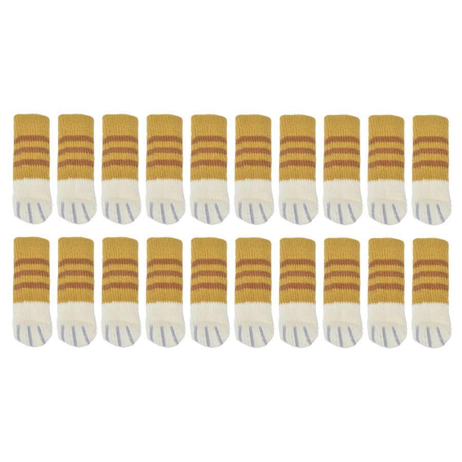 20pcs Furniture Leg Covers High Elastic Knitted Chair Leg Floor Protectors for Moving Easily and Reduce Noise