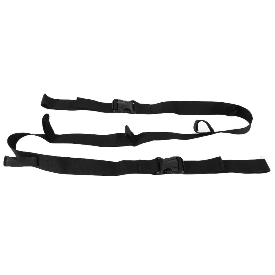 Vehicle‑Mounted Fishing Rod Holder Carrier 5 Hole Pole Rack Belt Strap Fishing Tackle AccessoriesBlack 5 Hole 140‑200cm