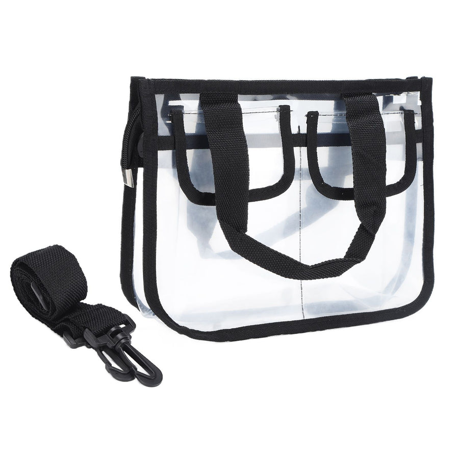 Clear Toiletry Bag EVA Portable Transparent Cosmetic Makeup Bag for Traveling Vacation