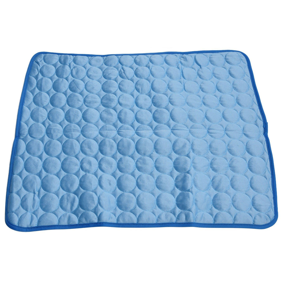 Pet Cooling Mat Breathable Soft Summer Dog Cat Sleeping Pad for Kennel Sofa Bed FloorBlue L
