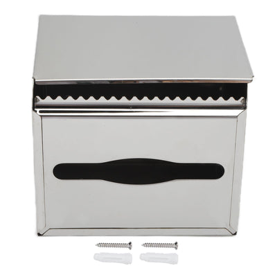 Tissue Holder Durable 304 Stainless Steel Tissue Box for Kitchen Bathroom Bedroom4351 Mirror Surface Tissue Box