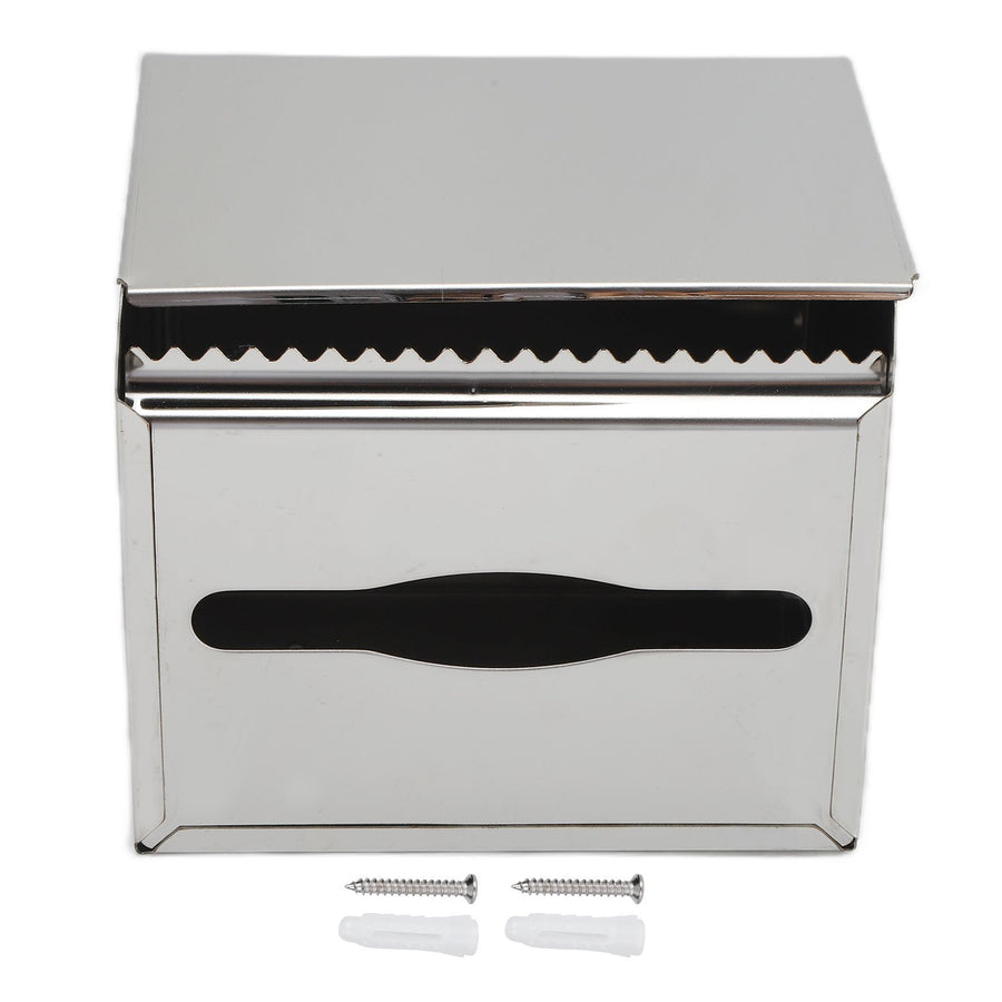 Tissue Holder Durable 304 Stainless Steel Tissue Box for Kitchen Bathroom Bedroom4351 Mirror Surface Tissue Box