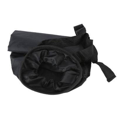 Multifunctional Car Waste Bin Garbage Bag Back Seat Hanging Storage Bag Travel Organizer HolderBlack