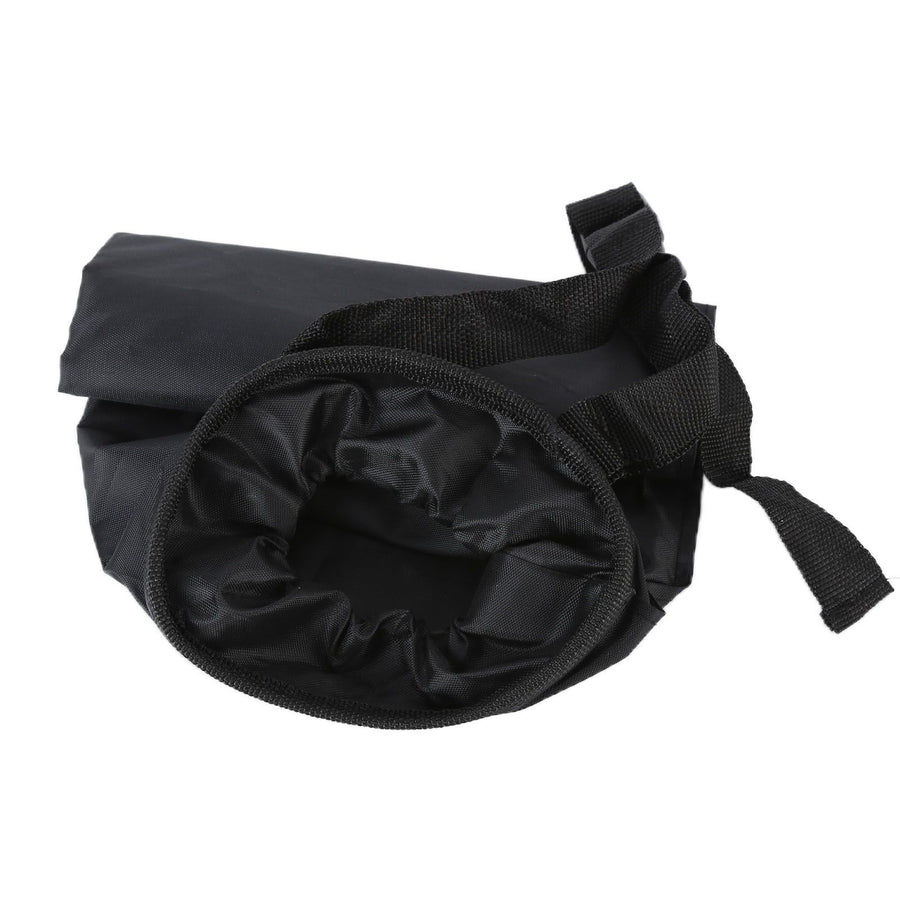Multifunctional Car Waste Bin Garbage Bag Back Seat Hanging Storage Bag Travel Organizer HolderBlack