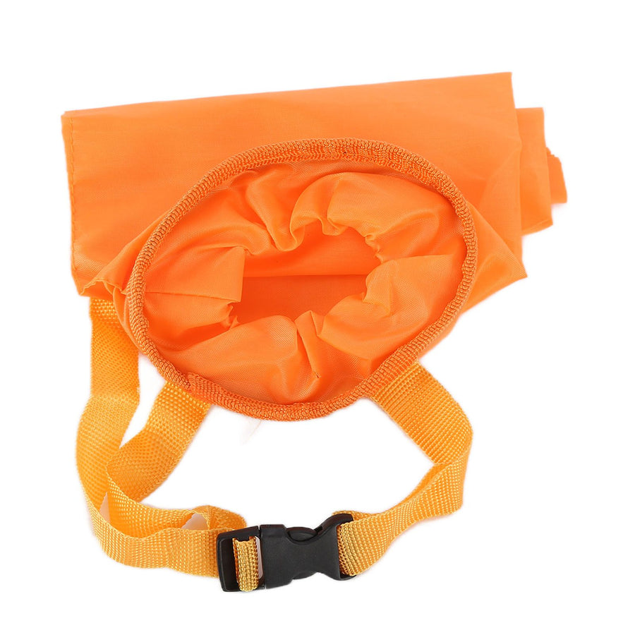 Multifunctional Car Waste Bin Garbage Bag Back Seat Hanging Storage Bag Travel Organizer HolderOrange