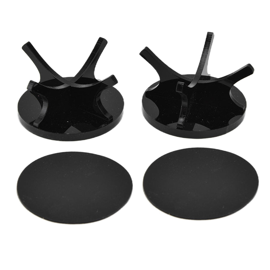 2Pcs Golf Ball Rack High Stability Strong Firmness Simple Baseball Display StandBlack 2 Pieces