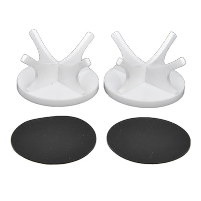 2Pcs Golf Ball Rack High Stability Strong Firmness Simple Baseball Display StandWhite 2 Pieces