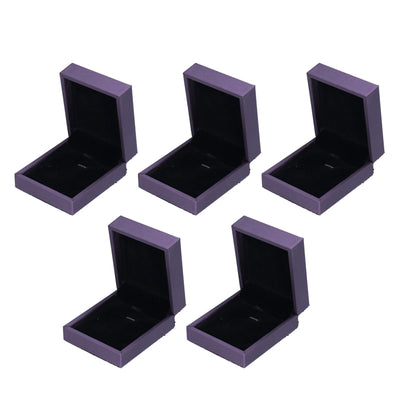 5Pcs Jewelry Packaging Box Exquisite Ear Ring Organizer Case for Home Jewellery Shop