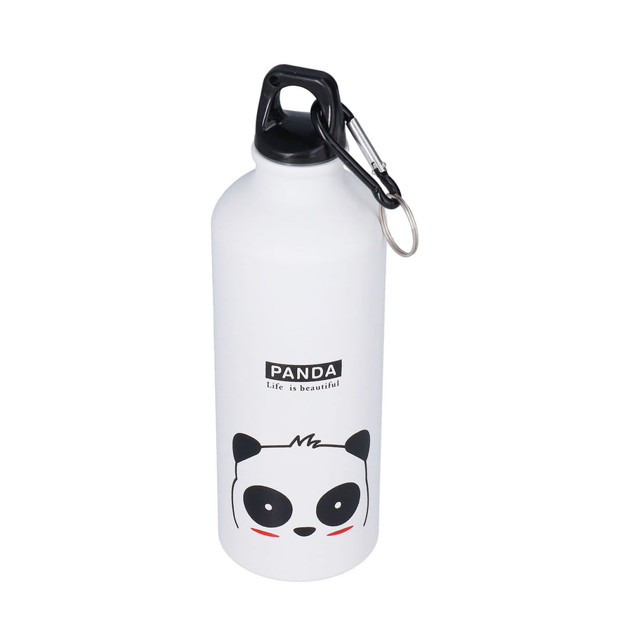 Kids Water Bottle Cute Cartoon 500ml Aluminum Insulated Water Bottle Sport Water JugWhite Panda
