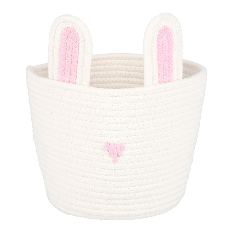 Storage Basket Rugged Lovely Small Bunny Attractive Decorative Home Furnishing Decoration