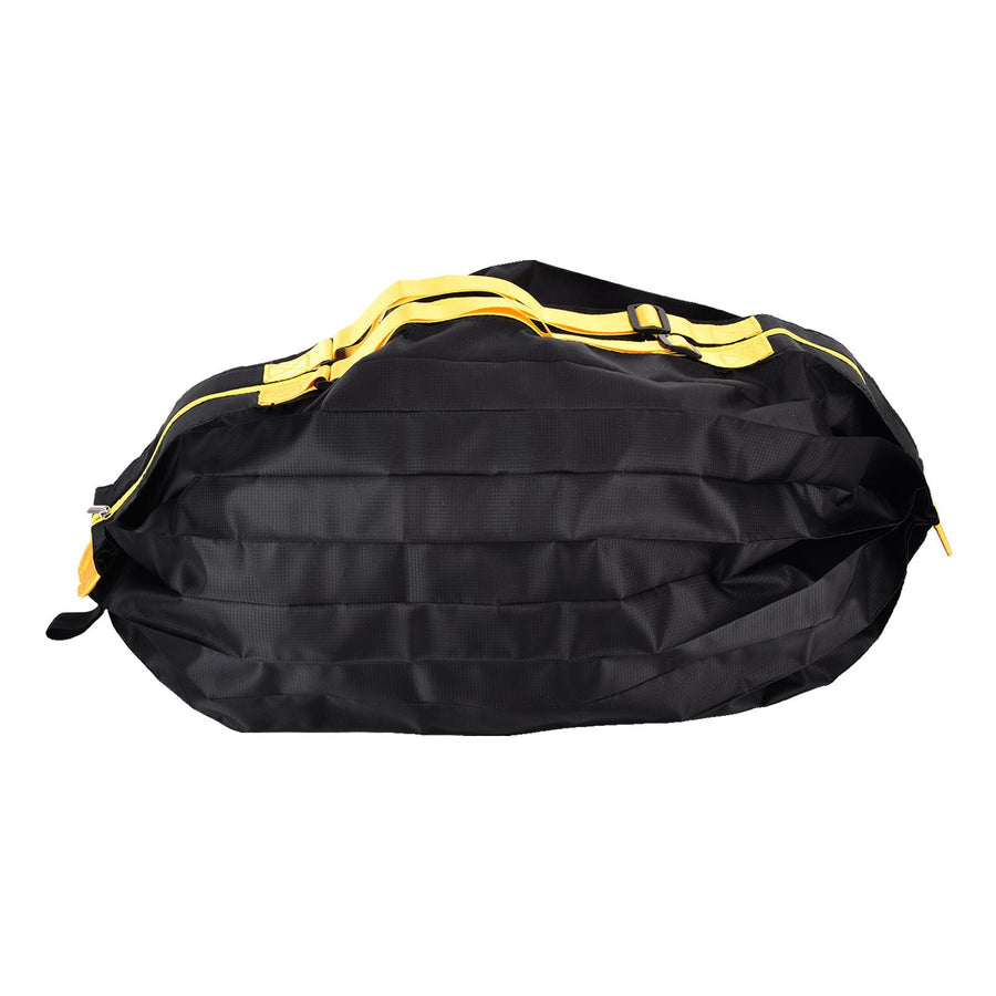 Stylish Reusable Shopping Bag Oxford Cloth Portable Foldable High Capacity Shoulder Bag Waterproof TotePure Black