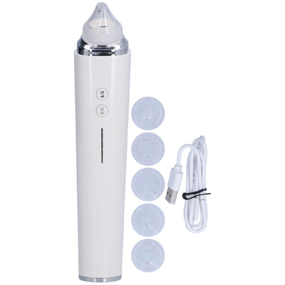 WIFI LCD High Definition Visual Blackhead Removal Machine Face Pore Cleaner with 6 Suction Heads Pink