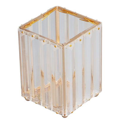 Makeup Brush Holder Large Capacity Elegant Style Durable Fadeless Corrosion Resistant Makeup Brush Organizer