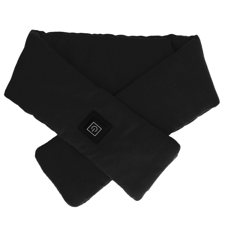 Heating Scarf Washable Skin Friendly Electric Heated Scarf with 3 Adjustable Gears for Adults Children ElderlyBlack