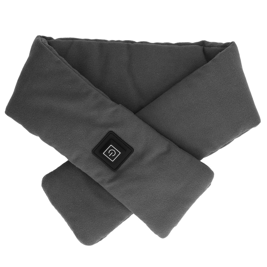 Heating Scarf Washable Skin Friendly Electric Heated Scarf with 3 Adjustable Gears for Adults Children ElderlyGrey