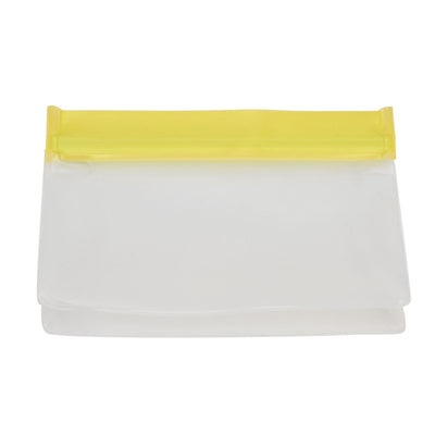 Silicone Bags Environmentally Friendly Leakproof Reusable Food Vegetables Storage Bags for HomeYellow Medium