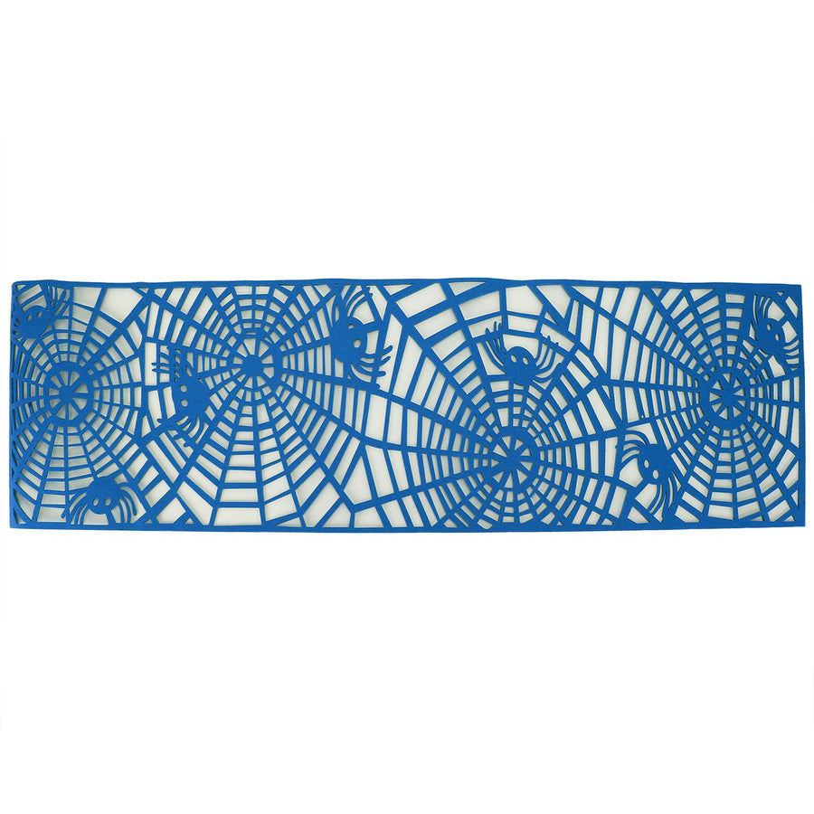Rectangle Shape Tablecloth Hollow Out Table Runner for Wedding Household DecorationsLight Blue