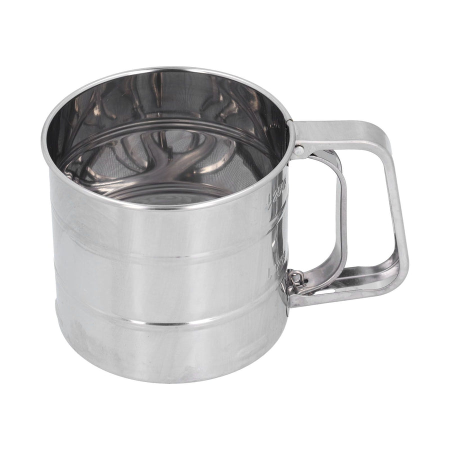 Stainless Steel Flour Sifter Baking Sugar Sifter Hand Held Sifter for Flour Icing Sugar
