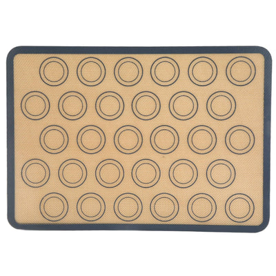 Baking Mat Food Grade Silicone and Glass Fiber Non Stick Heat Resistant Dough Mat for Making Pastry Pizza Bread